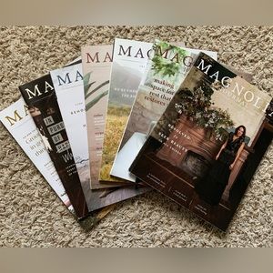 7 issues of Magnolia Magazine (Fall 2019-Summer 2021).
